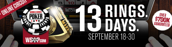 WSOP Online Circuit Promo Plethora